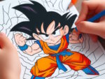 Carte de colorat anime