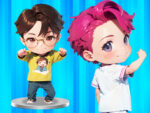 Mașină cu gheare Chibi BTS