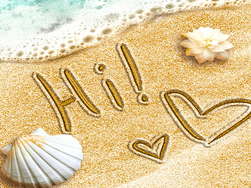 Desenați Scrieți pe nisip