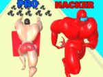 Cursa de alergători musculari 3D
