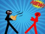 Stickman Cartof Fierbinte